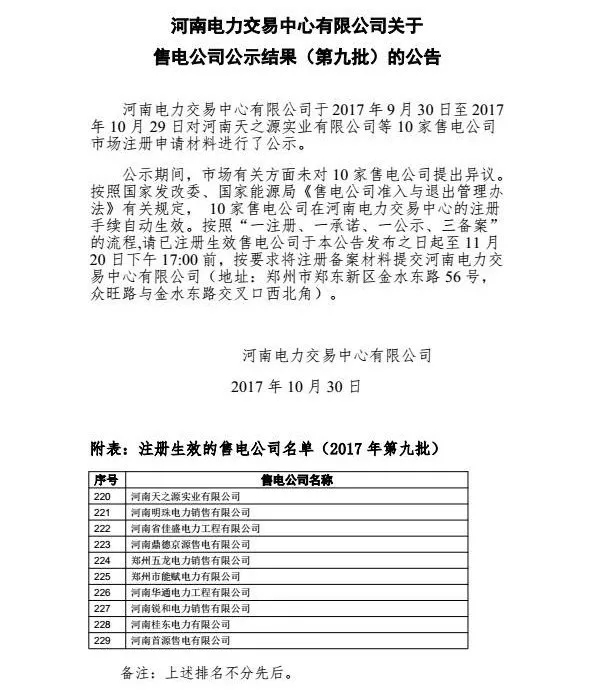 
	中國儲能網(wǎng)訊：退出市場的到底有多少家？


	10月30日


	安徽省皖能淮北能源銷售有限公司


	退出電力市場


	這是第三家申請退出市場的售電公司


	在4月份


	蕪湖、遠(yuǎn)東兩家售電公司


	申請退出市場


	這些退出售電市場的公司，每一個都是實力雄厚，即便是這么實力雄厚的公司都無法完成在售電市場中的華麗的轉(zhuǎn)身，小編不清楚售電市場的競爭是多么的殘酷，但在仔細(xì)閱讀了相關(guān)文件后，小編自我認(rèn)為出現(xiàn)申請?zhí)岢鍪袌龅脑蚩赡芎碗娏灰缀贤瑘?zhí)行的偏差考核風(fēng)險有一定的關(guān)系。前人的教訓(xùn)告訴我們，售電
